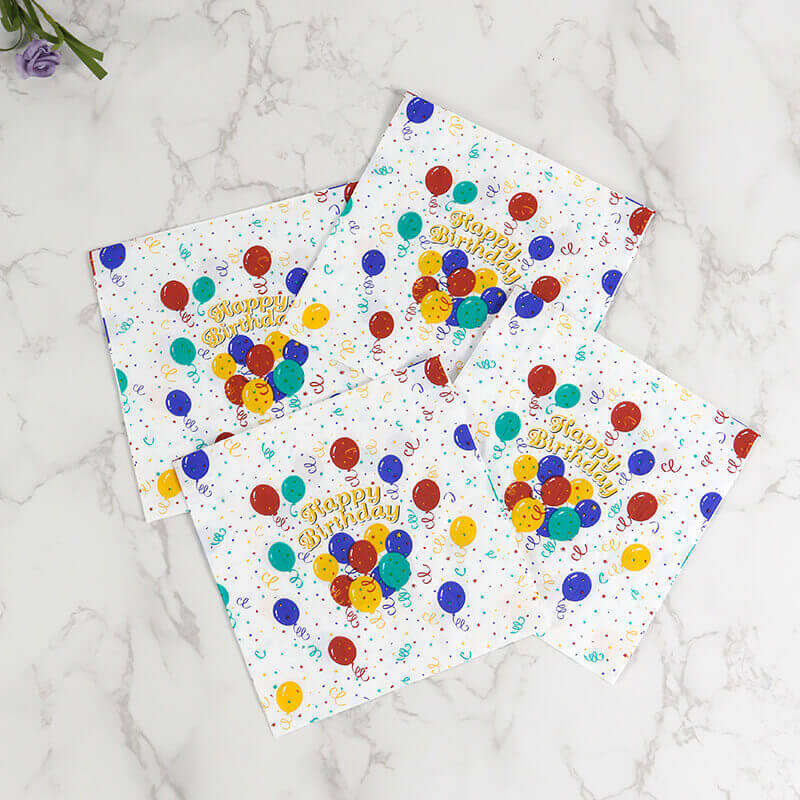 bulk printed party napkins for wholesale catering supplies