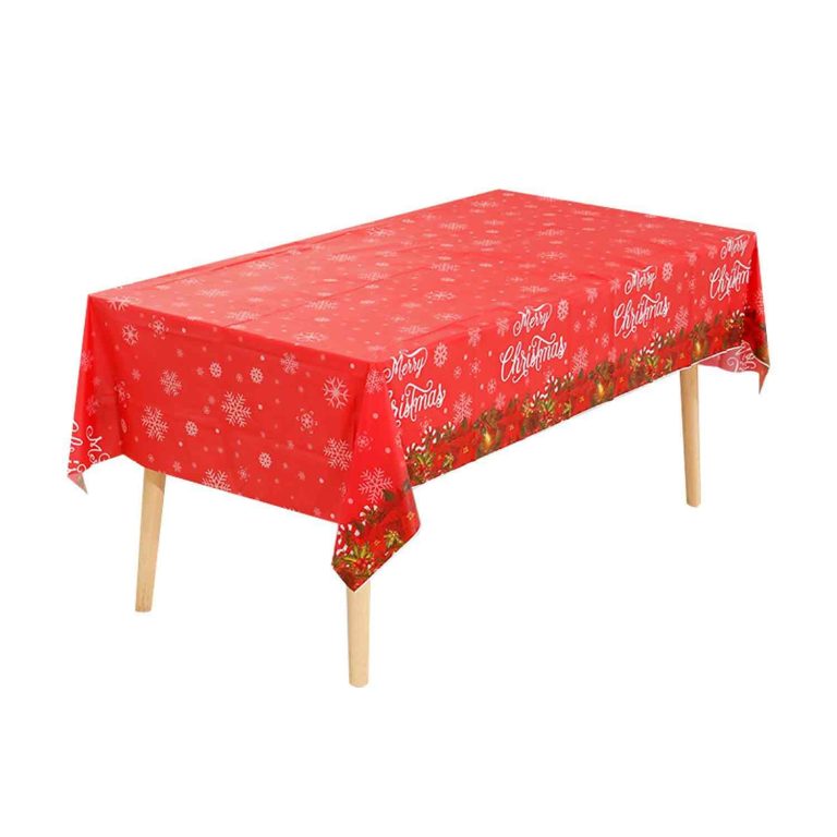 Christmas Bell Plastic Tablecloth