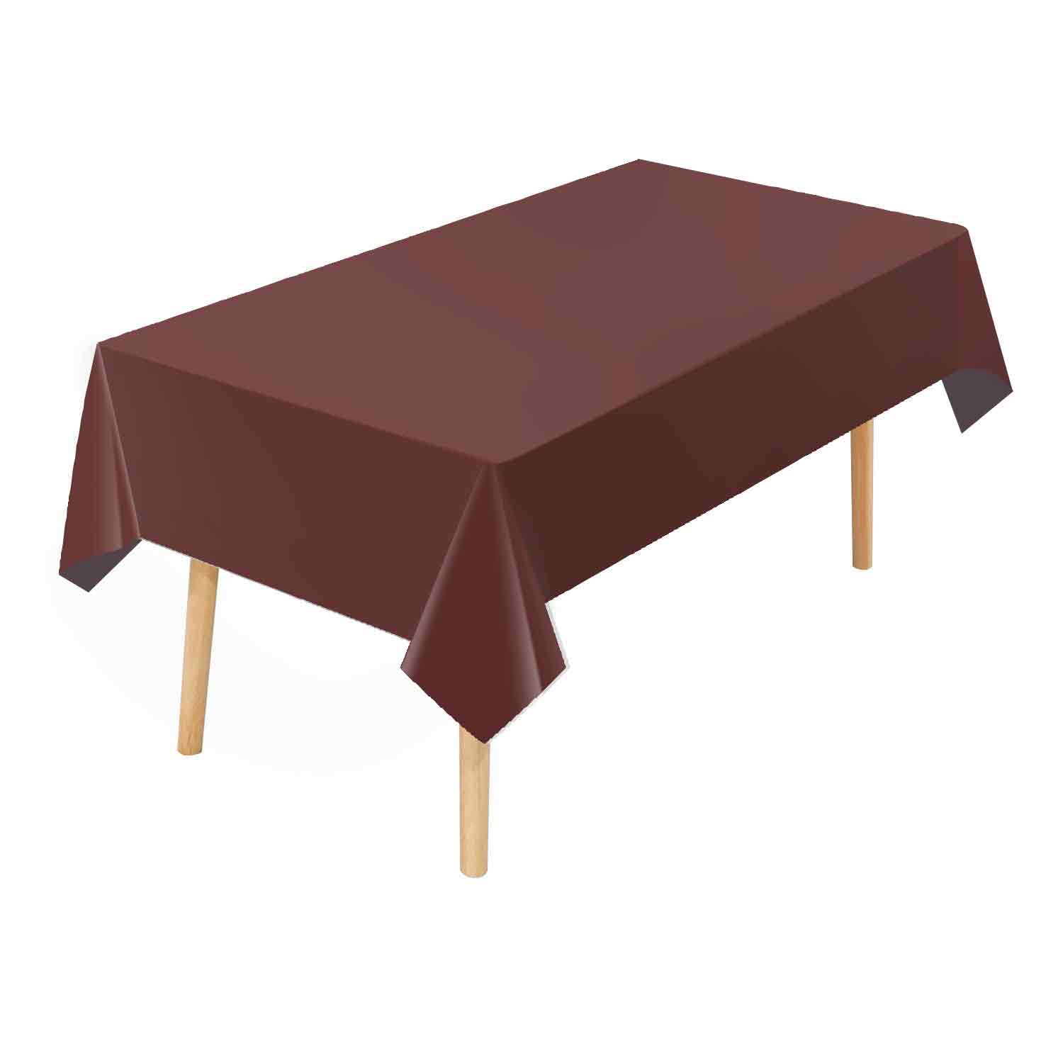 Wholesale Brown plastic tablecloth Manufacturer