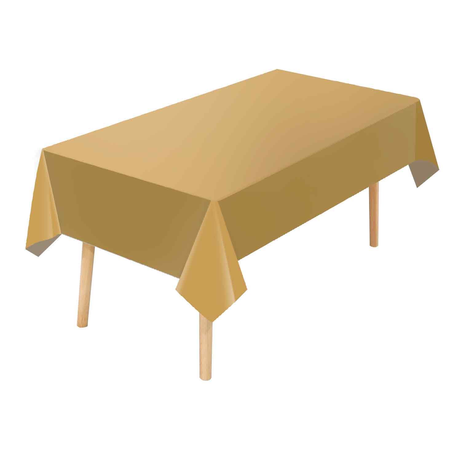 Wholesale Golden plastic tablecloth Manufacturer