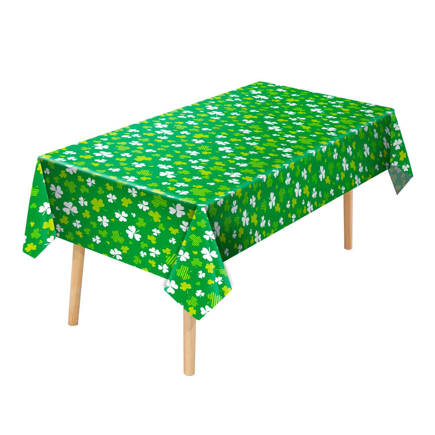 Wholesale Green clover plastic tablecloth Manufacturer
