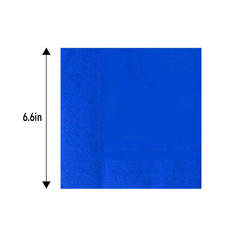 Blue napkins