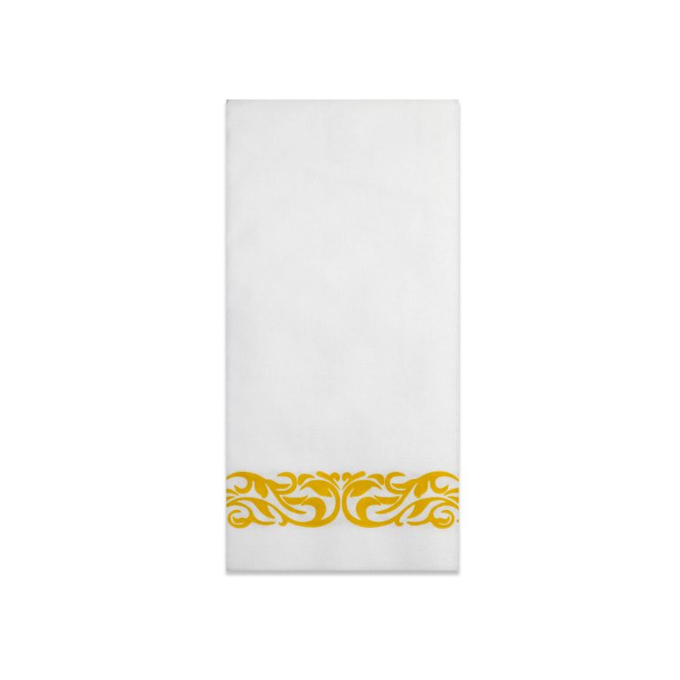 Elegant Gold Scroll Napkins