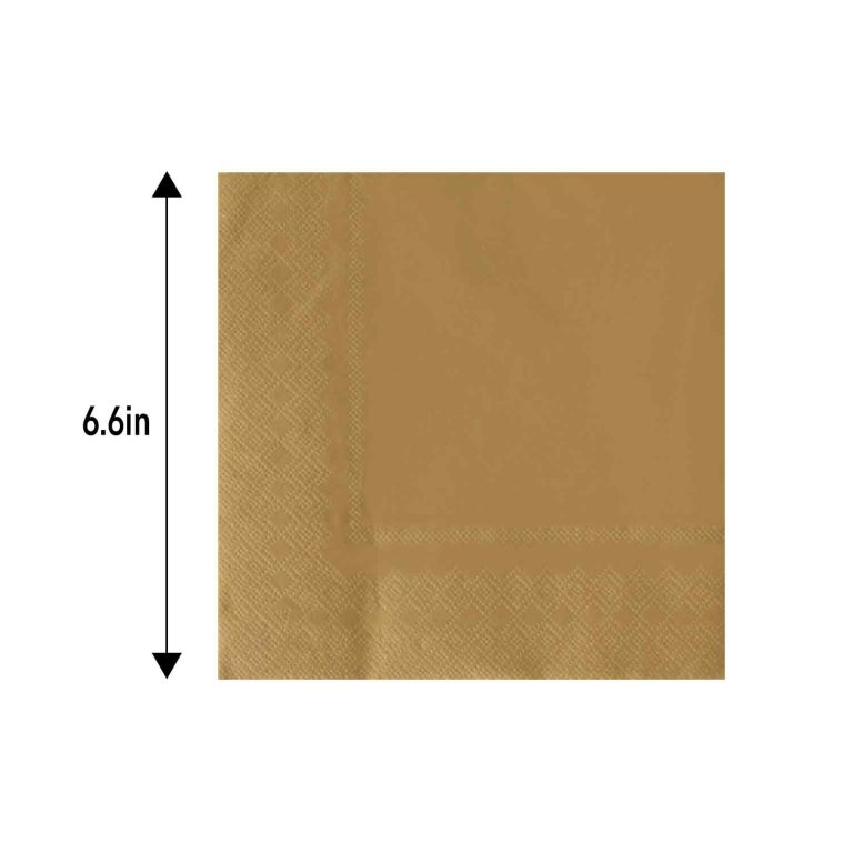 Golden napkins