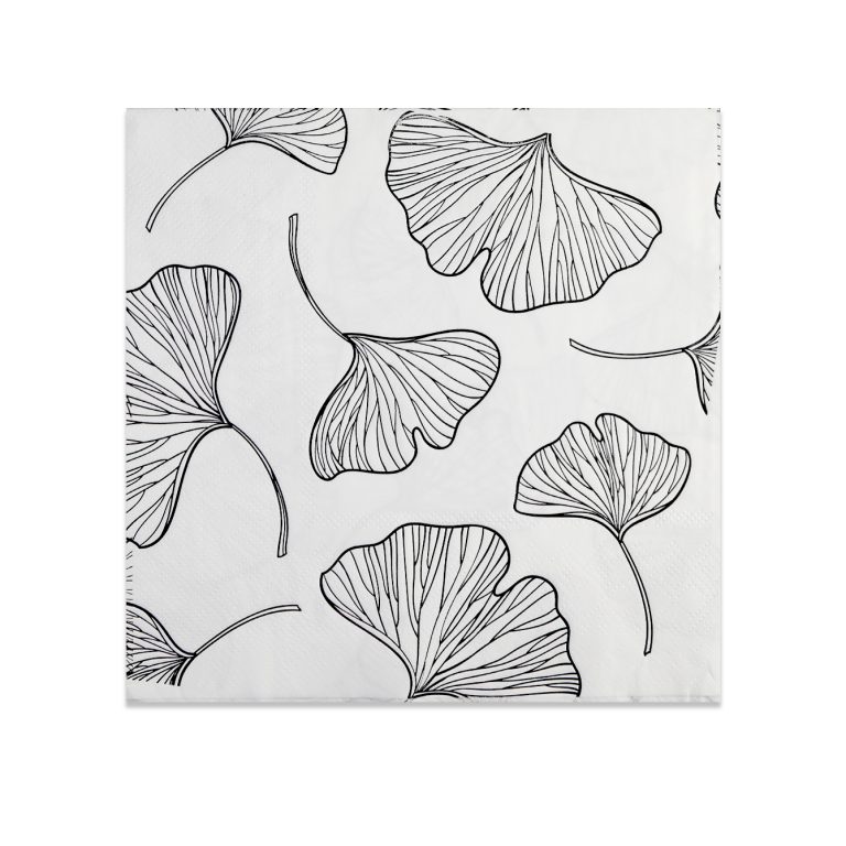 Minimalist Ginkgo Napkins