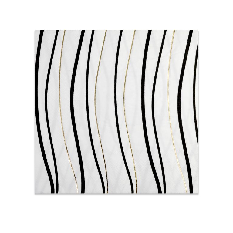 Modern Elegant Stripe Napkins