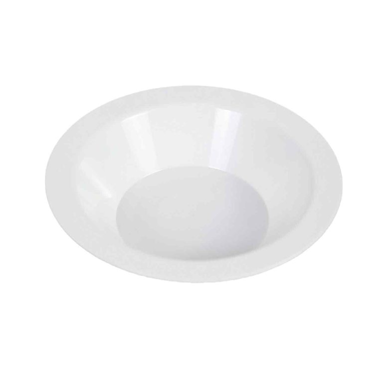 14oz white plastic plate