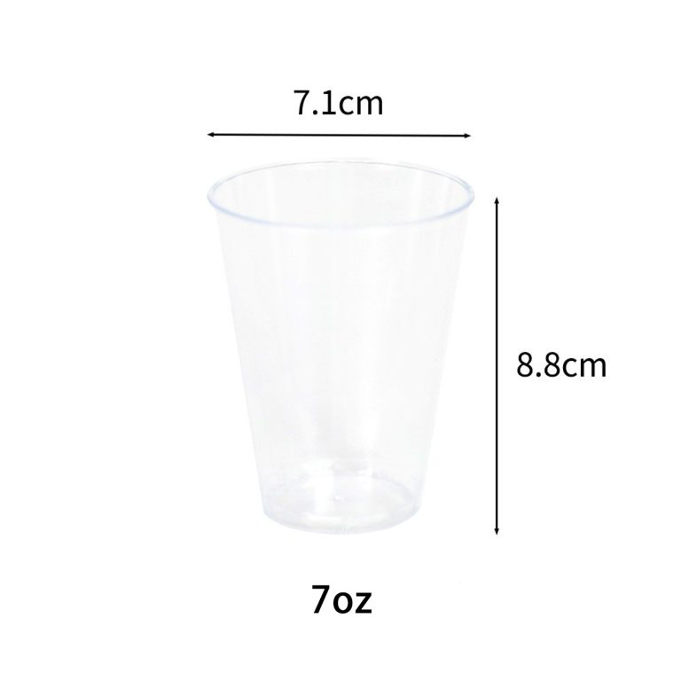 7 oz Clear Plastic Cups Disposable Cups