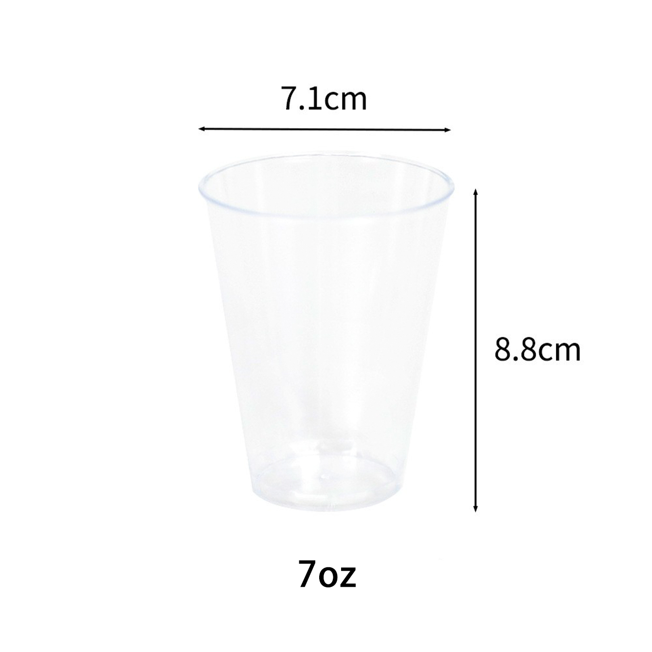 Wholesale 7 oz Clear Plastic Cups Disposable Cups Manufacturer