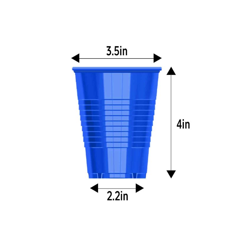 Classic Blue beerpong cups