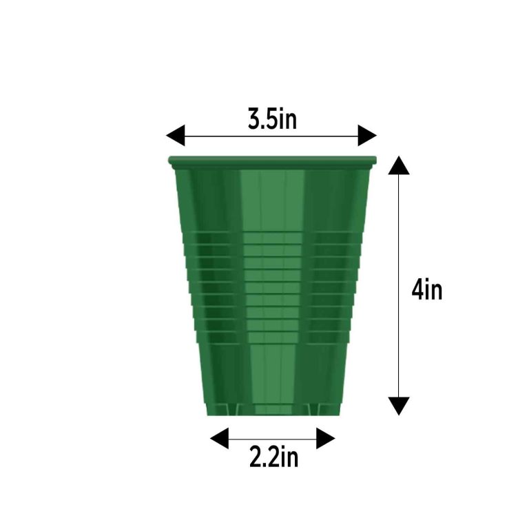 Classic Green beerpong cups
