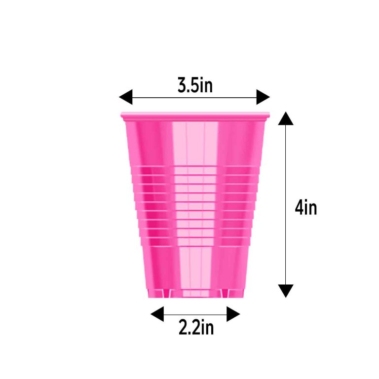 Classic Hot-pink beerpong cups