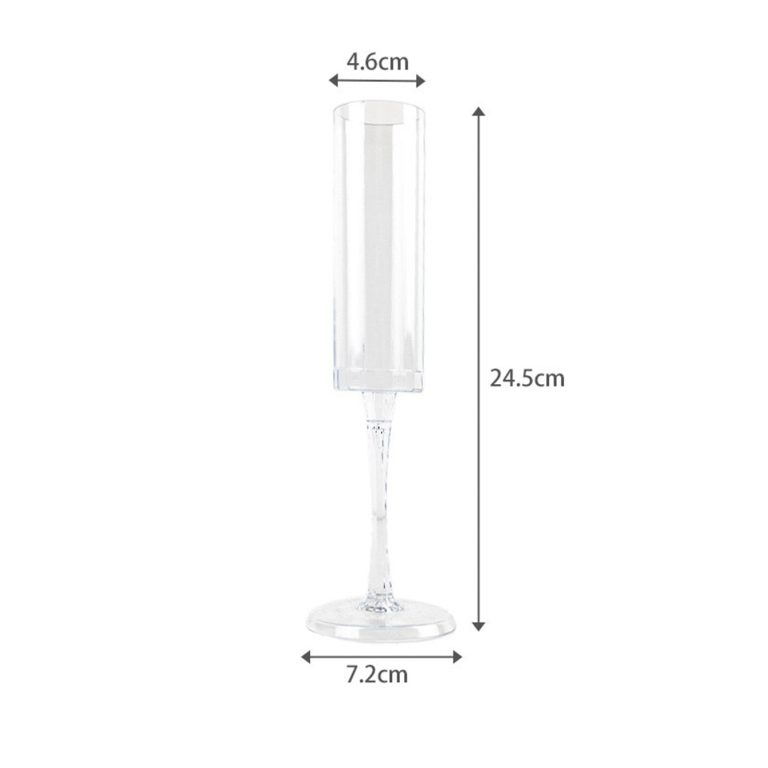 Clear Plastic Champagne Glasses