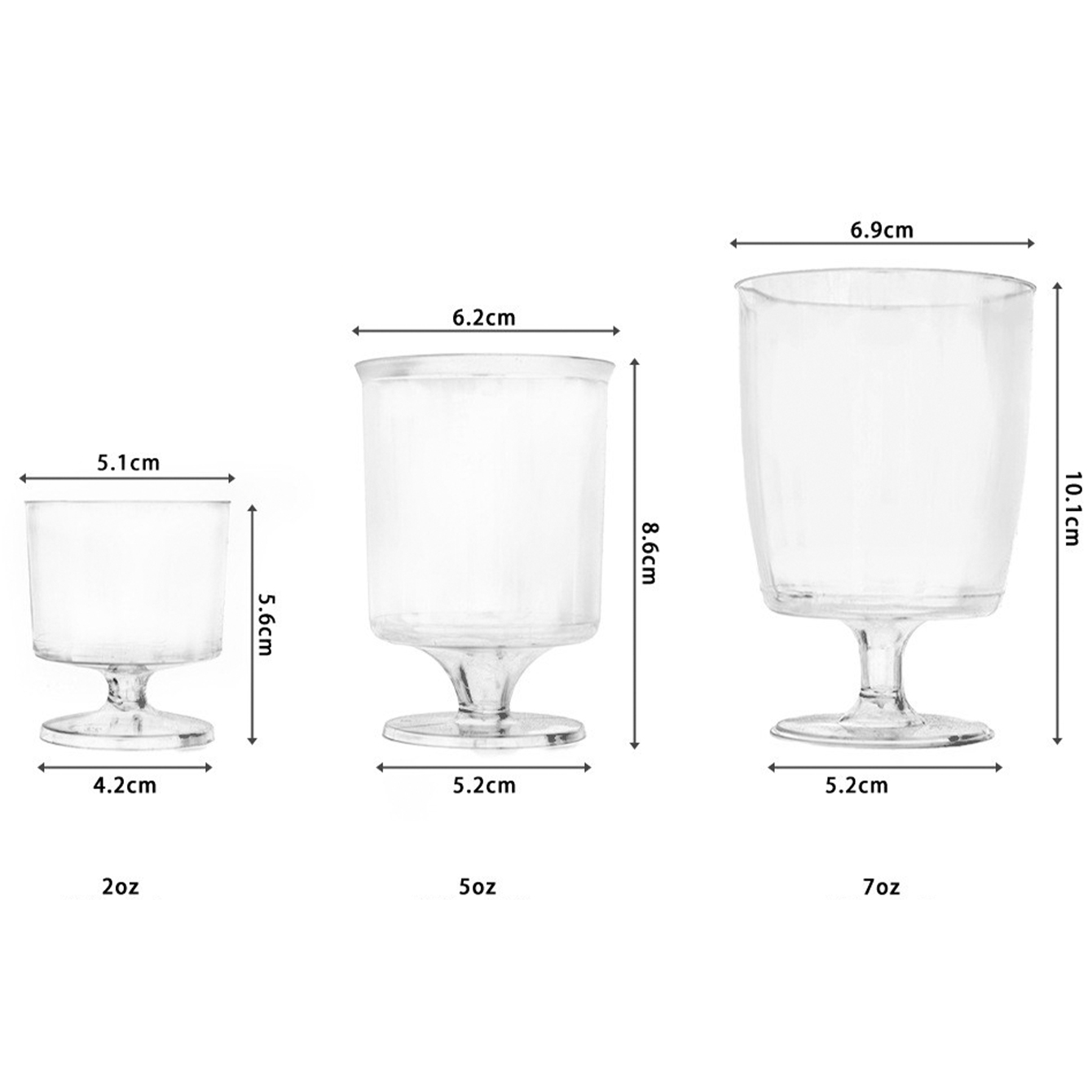 Wholesale Clear Plastic Wine Glasses Set Manufacturer