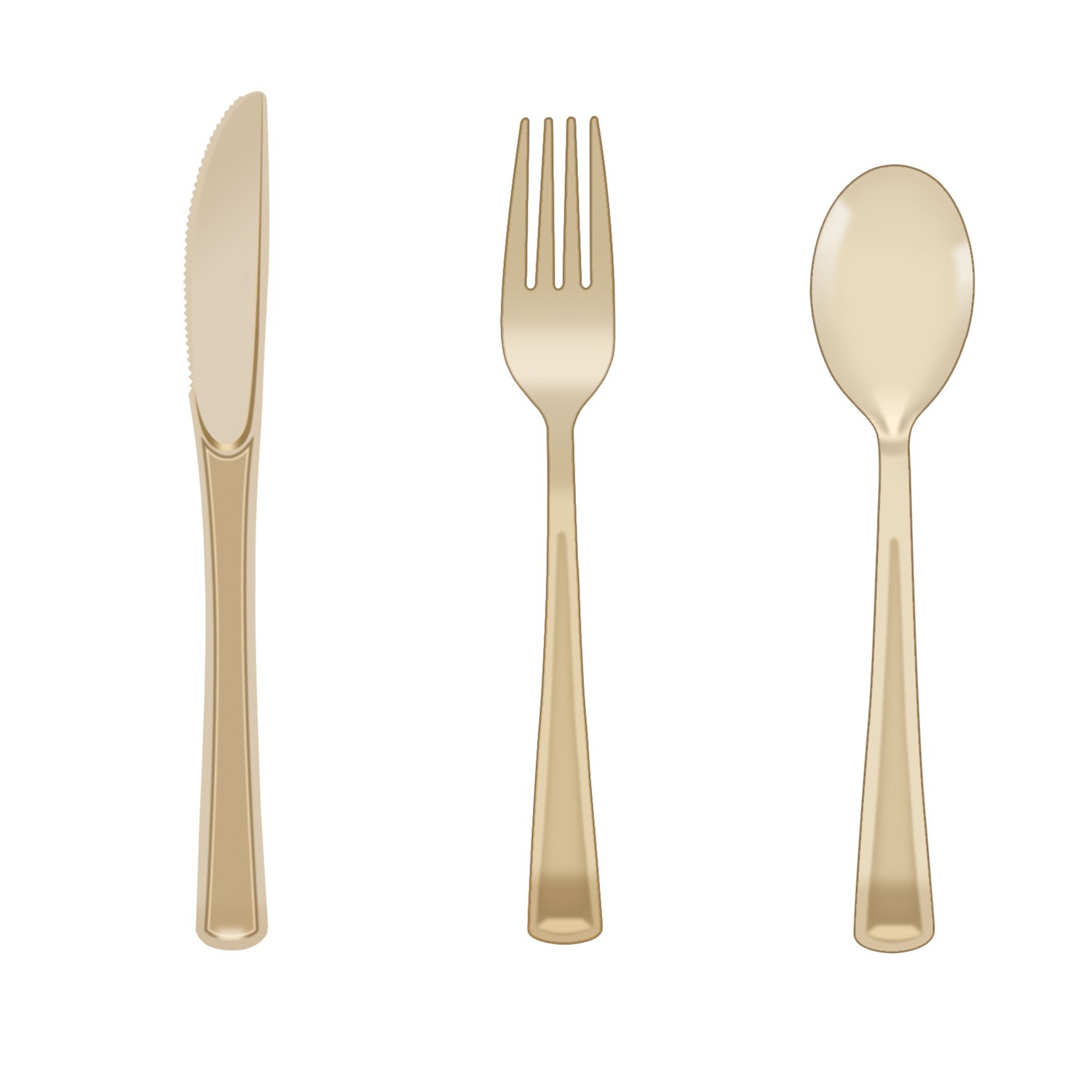 Wholesale Coffee Clear Plastic knife and fork and spoon Manufacturer