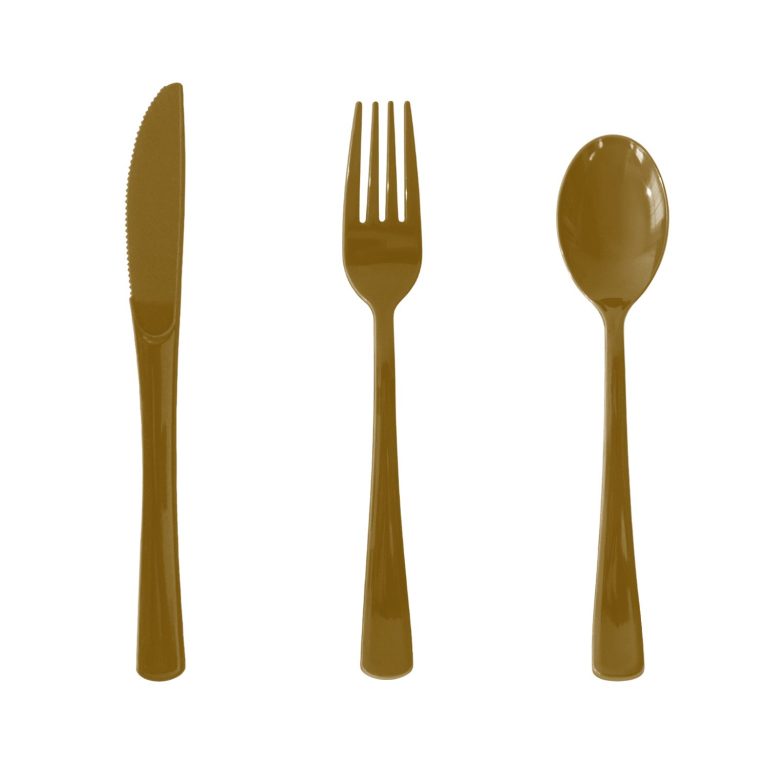 Coffee Plastic knife, fork, and spoon