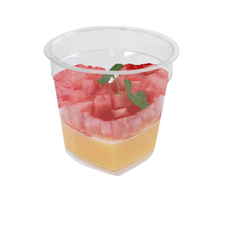 Disposable clear plastic Dessert Cups