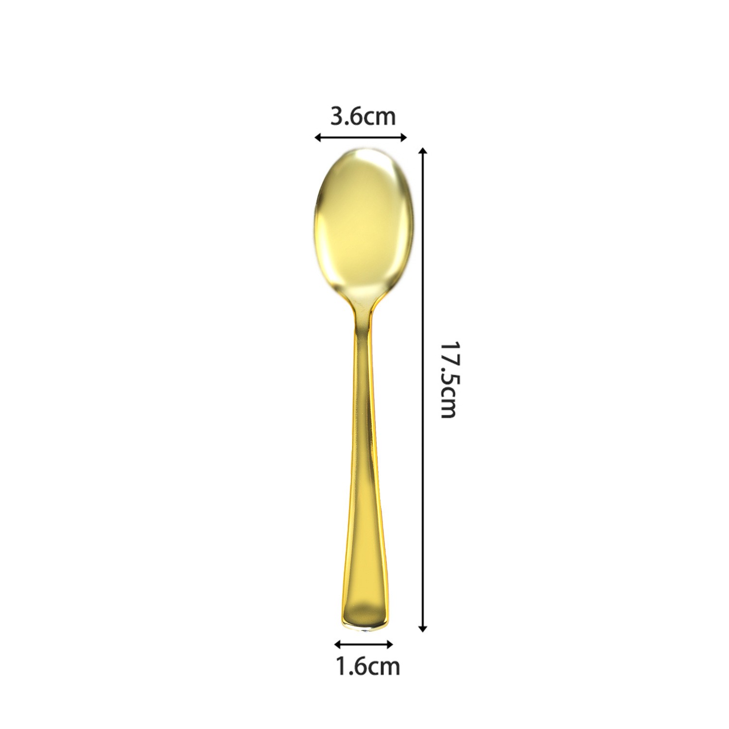 Wholesale Golden plastic fork and knife and spoon Manufacturer - Image 3