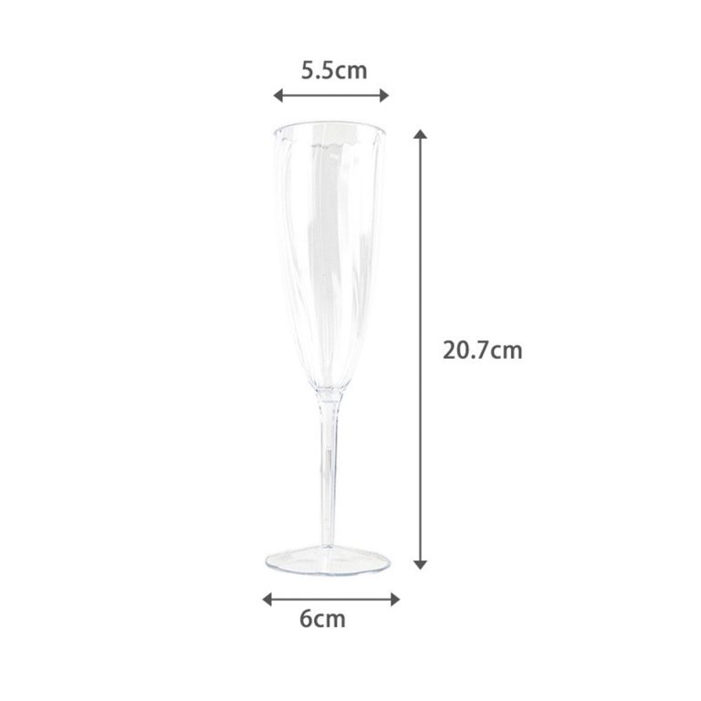 Plastic Champagne Flutes