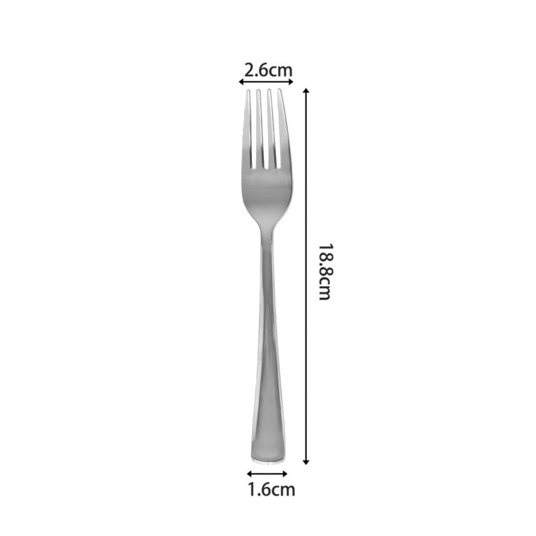 Silver plastic fork
