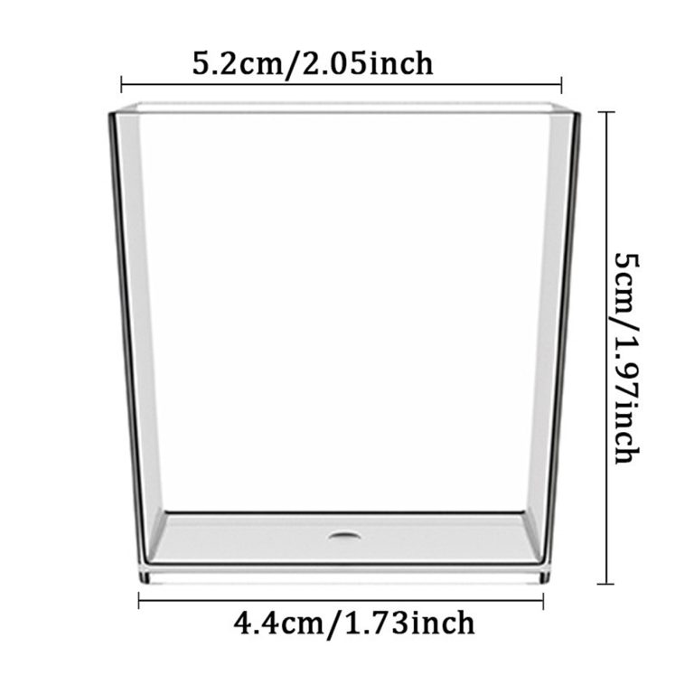 Square Mini Plastic Dessert Cups