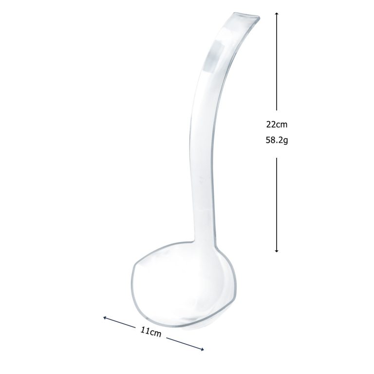 Clear Disposable Plastic Soup Punch Laddle