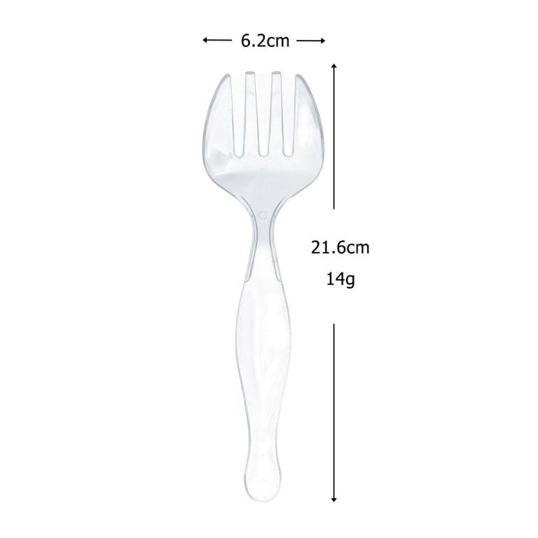 Clear Plastic Serving Forks
