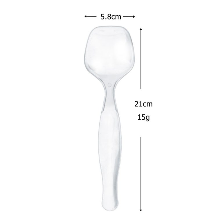Clear Plastic Serving Spoons