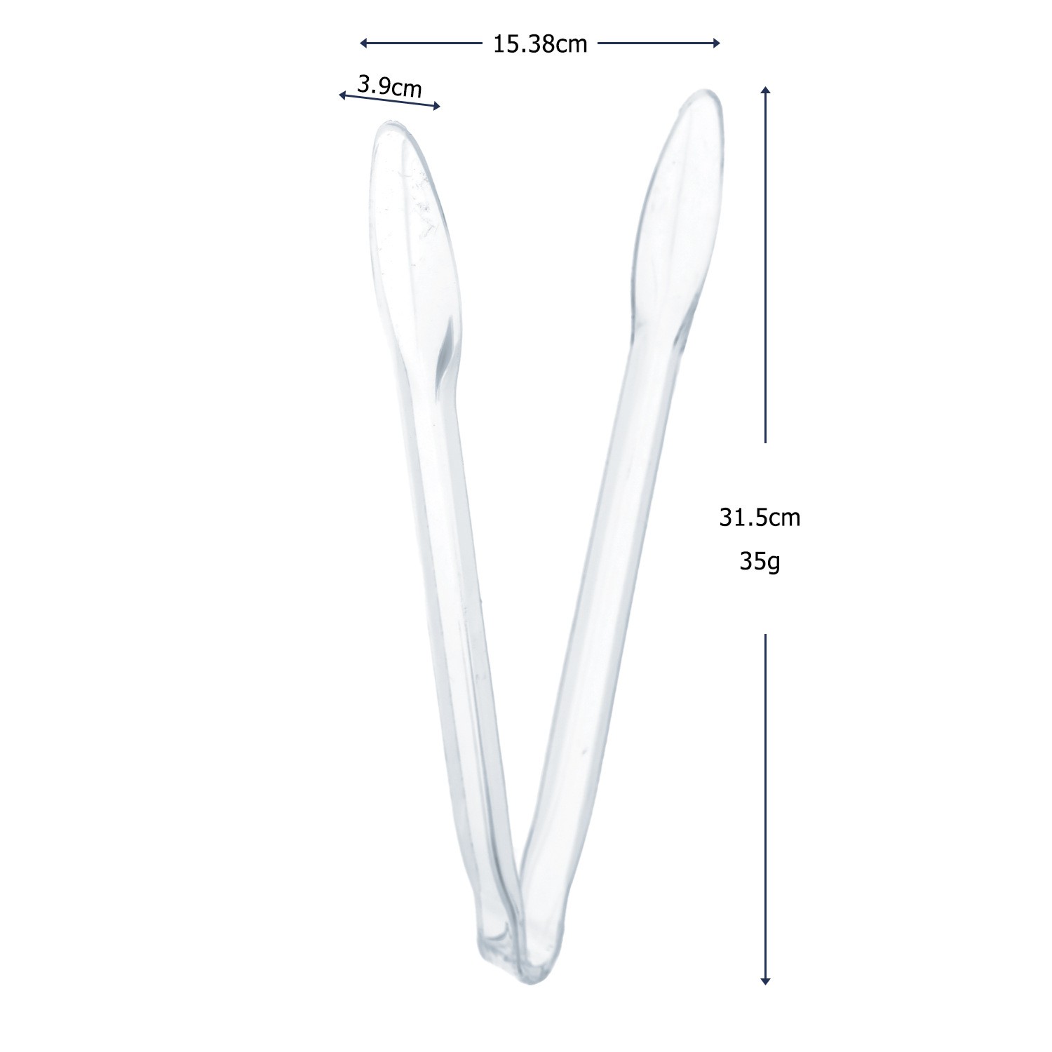 Wholesale Clear Plastic Serving Tongs Manufacturer