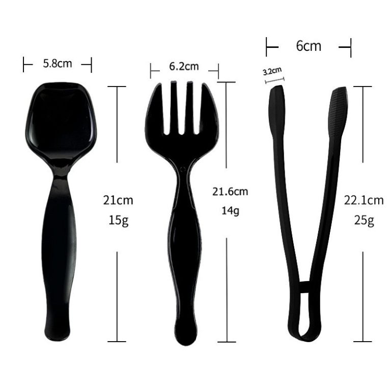 Disposable Plastic Serving Utensils Set