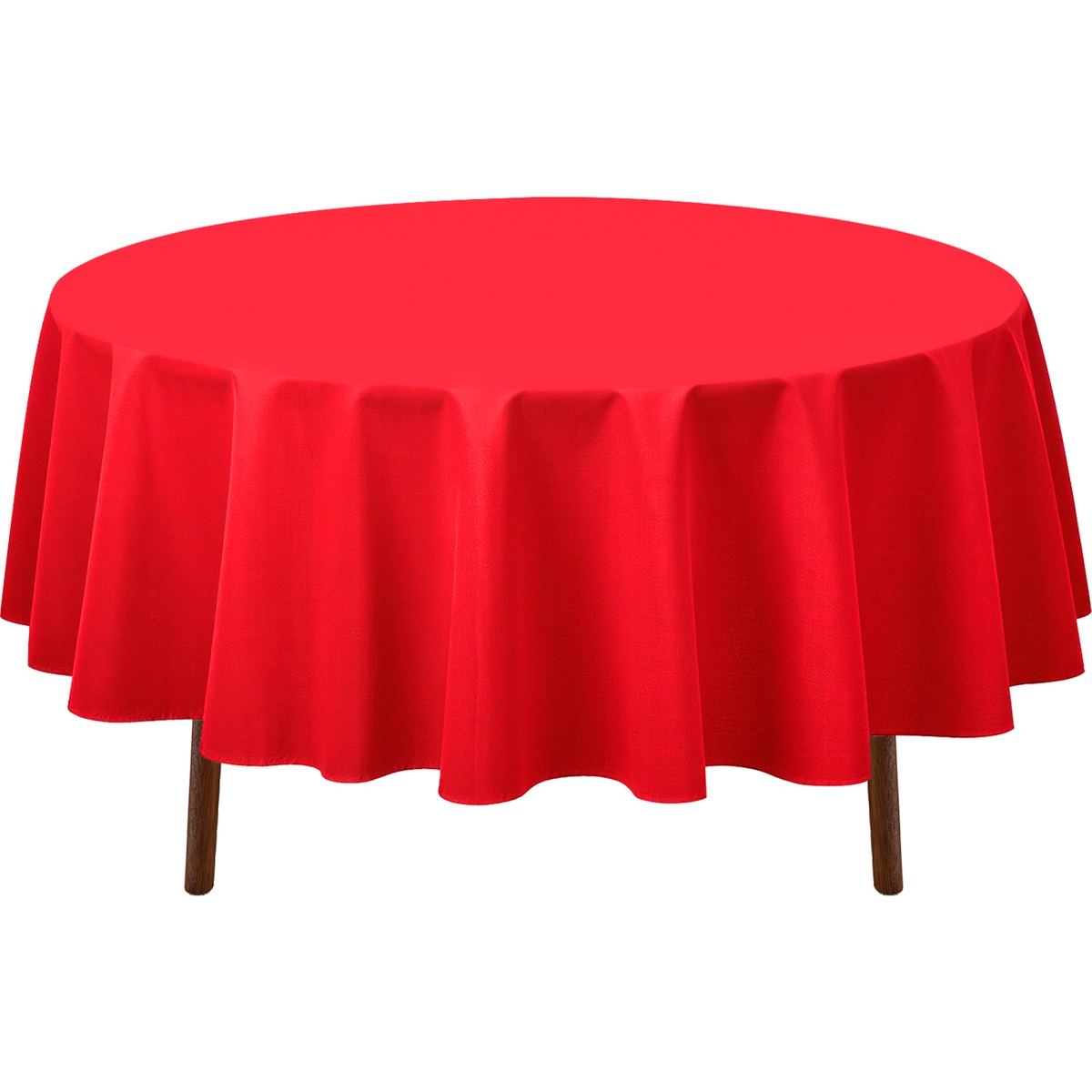 red round plastic tablecloth for event and party tables